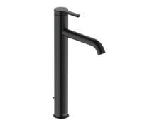 Duravit C.1 - Grifo de lavabo, con desagüe, negro mate C11040001046