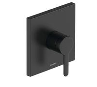 Duravit C.1 - Grifo empotrado de ducha, negro mate C14210009046