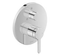 Duravit C.1 - Grifo empotrado de ducha, para 2 dispositivos, cromo C14210012010
