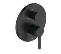 Duravit C.1 - Grifo empotrado de ducha, para 2 dispositivos, negro mate C14210012046