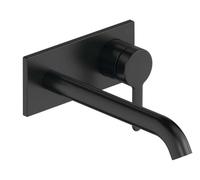 Duravit C.1 - Grifo empotrado de lavabo, negro mate C11070004046