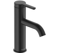 Duravit C.1 - Grifo para lavabo (tamaño M, altura del caño 86 mm), color negro mate