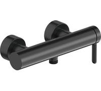 Duravit C.1 mezclador monomando de ducha a la vista, conexiones S-, C14230000046, Color: Negro Mate