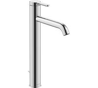 Duravit C.1 Mezclador monomando de lavabo XL, con juego de desagüe, proyección 166mm, C11040001010, Color: cromado