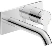 Duravit C.1 mezclador monomando para lavabo empotrado, proyección 174mm, C11070003010, Color: cromado