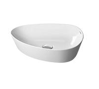 Duravit Cape Cod - Cuenco de lavabo asimétrico 50x41 cm, DuraCeram, blanco mate 2339503200