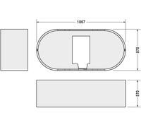 Duravit carcasa para bañera | 790415000000000