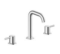 Duravit Circle - Grifo de lavabo con desagüe Push-Open, instalación de 3 orificios, cromo CE1060005010