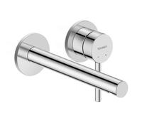 Duravit Circle - Grifo empotrado de lavabo, montaje de 2 orificios, cromo CE1070004010