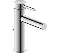 Duravit Circle Mezclador monomando de lavabo M EasyClean, con juego de desagüe, proyección 117 mm, cromo, CE1020001010