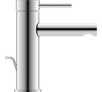 Duravit Circle Mezclador monomando de lavabo M FreshStart, con juego de desagüe, 117 mm de proyección, cromo, CE1021001010