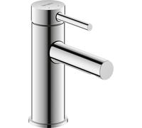 Duravit Circle Mezclador monomando de lavabo S Minusflow, sin juego de desagüe, proyección 100 mm, cromo, CE1012002010