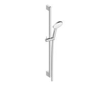 Duravit - Conjunto de alcachofa de ducha, barra y manguera, 3 chorros, cromo UV0680002010