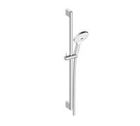 Duravit - Conjunto de alcachofa de ducha, barra y manguera, 3 chorros, cromo UV0680003010