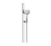 Duravit - Conjunto de alcachofa de ducha, barra y manguera, 3 chorros, cromo UV0682005010