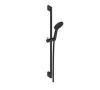 Duravit - Conjunto de alcachofa de ducha, barra y manguera, negro mate UV0680001046