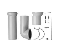 Duravit - Conjunto de conexión Vario para inodoro, blanco 0014220000