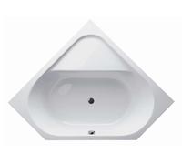 Duravit D-Code - Bañera angular, 140x140 cm, blanco 700137000000000