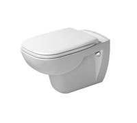 Duravit D-Code - Inodoro suspendido con asiento Softclose, blanco alpino 45350900A1
