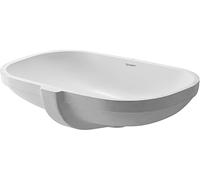 Duravit D-Code lavabo 49.5x29 cm rectangular bajo encimera blanco brillante 0338490000