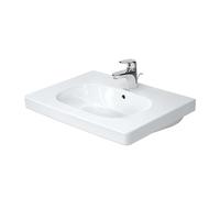 Duravit D-Code lavabo 65x48.5 cm rectangular clásico-para mueble blanco brillante 03426500002