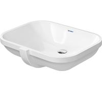 Duravit D-Code lavabo 56x40 cm rectangular bajo encimera blanco brillante 0338560000