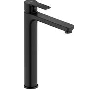 Duravit D-Code Mezclador monomando de lavabo XL FreshStart y Minusflow, independiente, DC1043002046, Color: Negro Mate