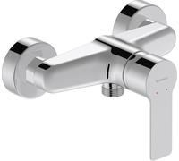 Duravit D-Code Mezclador monomando de superficie para ducha, DC4230001010, Color: Cromo alto brillo