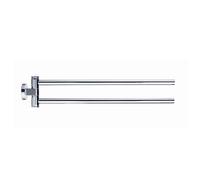 Duravit D-Code - Toallero giratorio, longitud 45 cm, cromo 0099221000
