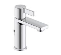 Duravit D-Neo - Grifo de lavabo con desagüe, FreshStart, cromo DE1021001010