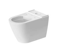Duravit D-Neo - Inodoro combinado, salida variable, Rimless, DuraShield, blanco mate 200209AC00