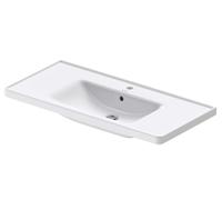 Duravit D-Neo lavabo 100.5x48 cm rectangular para mueble blanco brillante 2367100000