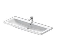Duravit D-Neo - Lavabo 120x48 cm, con rebosadero, agujero para grifo, blanco 2367120000