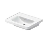 Duravit D-Neo lavabo 50x40 cm rectangular clásico-para mueble blanco brillante 0742500060