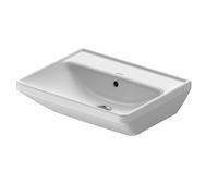 Duravit D-Neo - Lavabo 55x44 cm, sin orificio para grifo, blanco 2366550060