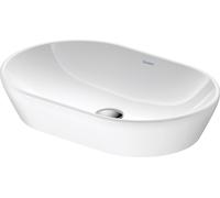 Duravit D-Neo lavabo 60x40 cm oval sobre encimera blanco brillante 2372600070