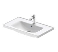 Duravit D-Neo - Lavabo 80x48 cm, con rebosadero, agujero para grifo, blanco mate 2367803200
