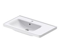 Duravit D-Neo - Lavabo para mueble 80x48 cm, 1 orificio para grifo a la izquierda, blanco 2369800000