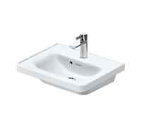 Duravit D-Neo - Lavamanos 50x40 cm, con rebosadero, orificio para grifo, blanco 0742500000
