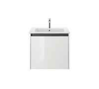 Duravit D-Neo mezclador monomando de lavabo M FreshStart, en posición media agua fría, proyección 109 mm, sin juego de drenaje, DE1021002010
