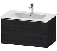 Duravit D-Neo mueble bajo lavabo suspendido, 810x440x462mm, 1 extraíble, con tirador de acero inoxidable cepillado, DE4262070160000, Color: Roble negro mate decoración