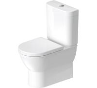 Duravit Darling Nuevo Soporte WC 213809, para combinación con cisterna de superficie, 630mm, 2138090000, Color: Blanco