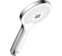 ¡Duravit ducha de mano 3jet Click! 120, UV0650017010, Color: Cromo/Blanco