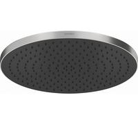 Duravit - Ducha mural, diámetro 23 cm, MinusFlow, acero inoxidable cepillado UV0662017070
