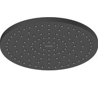 Duravit - Ducha mural, diámetro 23 cm, MinusFlow, negro mate UV0662018046