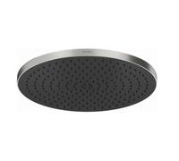 Duravit - Ducha mural, diámetro 23 cm, MinusFlow, acero inoxidable cepillado UV0662017070