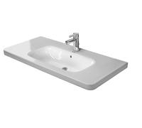 Duravit DuraStyle lavabo 100x48 cm rectangular clásico-para mueble-con encimera blanco brillante 2320100000