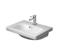 Duravit DuraStyle - Lavabo Compact, 55x40 cm, con 1 orificio para grifería, blanco alpino 2337550000