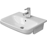 Duravit DuraStyle lavabo 55x45.5 cm semicircular blanco brillante 0375550000