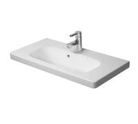 Duravit DuraStyle - Lavabo de mueble Compact, 79x40 cm, con 1 orificio para grifería, con WonderGliss, blanco alpino 23377800001